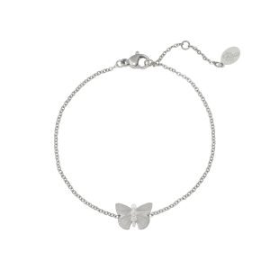 Armband butterfly zilver