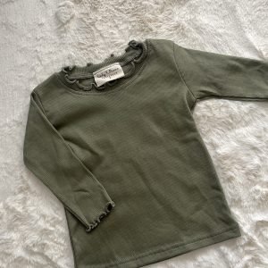 Ruffel shirt amy green