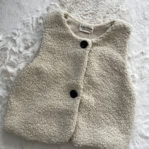 Gilet teddy beige