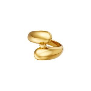 Ring double wrap goud