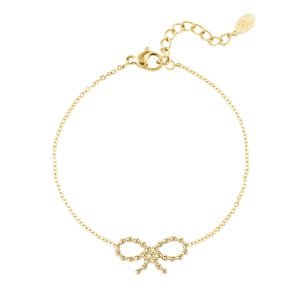 Armband sunday bows goud