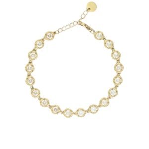 Armband ronde strass stenen