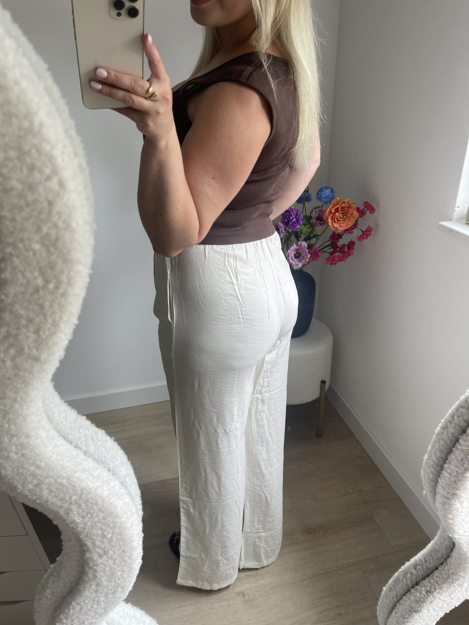 Broek summer creme - Afbeelding 2