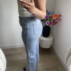 Jeans wide leg stretch light blue HM6563-6