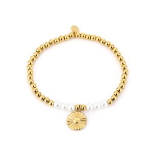 Armband elastiek rond hartje