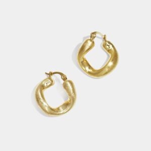 Oorbellen gedraaide vorm