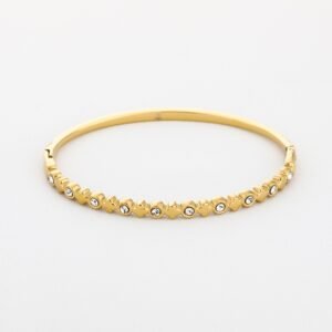 Bangle klaver diamantjes