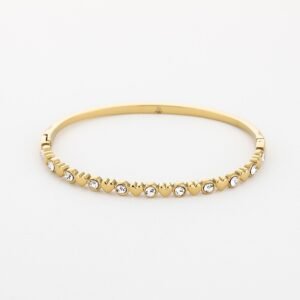 Bangle hart diamantjes