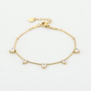 Armband hearts diamonds