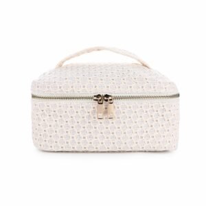 Toilettas beige patroon