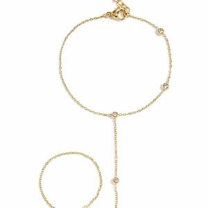 Handchain met steentjes