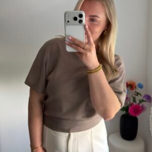 Tess t shirt taupe