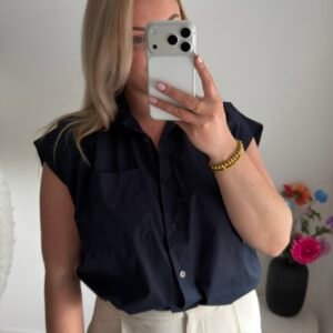 Liv blouse navy