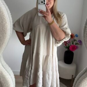 Milou dress beige