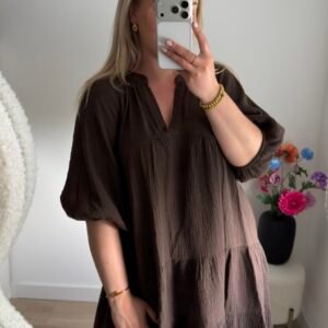Milou dress bruin