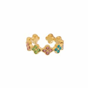 Ring clovers rainbow
