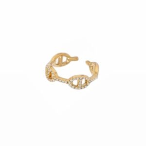 Ring double DD diamonds