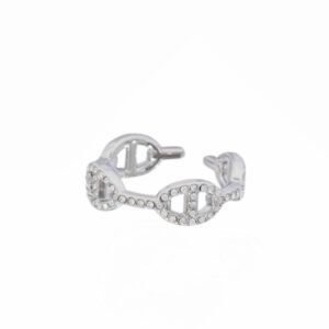 Ring double dd diamonds
