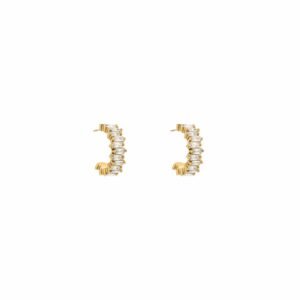 Oorbellen stripe sparkle