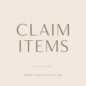 Claim sieraad