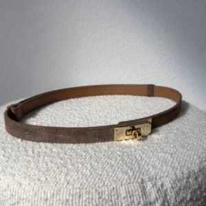 Riem locked inspired suede taupe