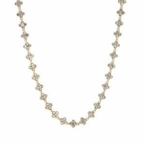 Ketting clovers silver