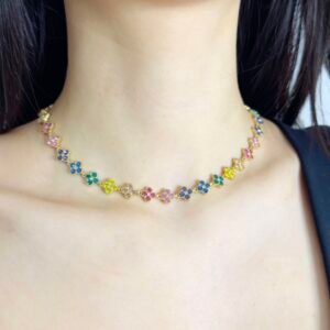 Ketting clovers rainbow