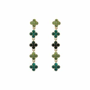Oorbellen clovers green