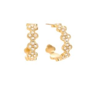 Oorbellen clovers silver