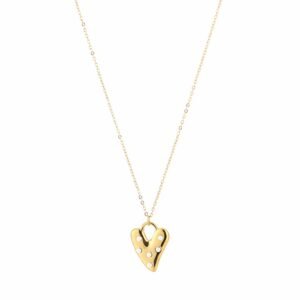 Ketting pearl heart