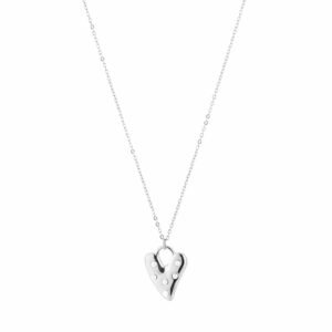 Ketting pearl heart