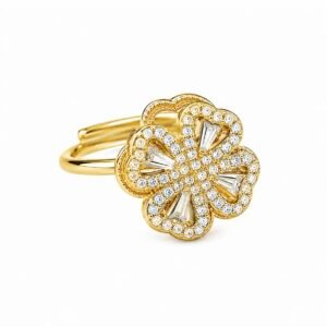 Ring spinning clover