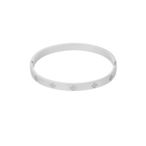 Bangle diamant klavertjes