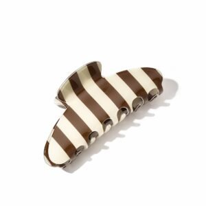 Haarclip brown stripes