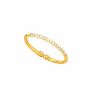 Ring strass steentjes fijn