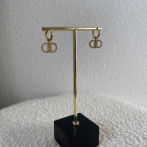 Oorbellen double DD sparkle