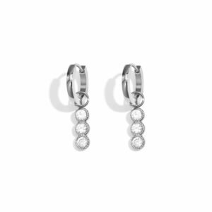 Oorbellen diamant hangertjes