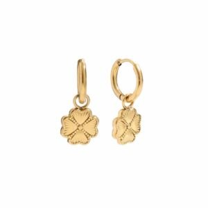 Oorbellen lucky leaf