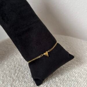 Armband dubbel hart