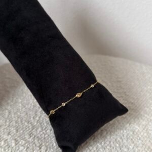 Armband organisch details strass